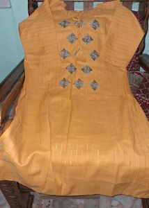 Affordable Yellow KURTI
