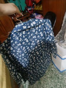 Blue Printed Shirt