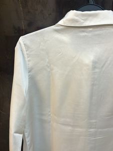 White Satin Finish Shirt
