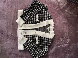Checked Korean Cardigan