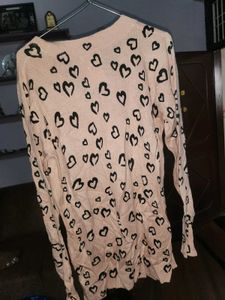 Heart Print Top