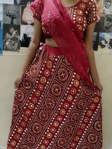 Mirror Work Lehenga Choli