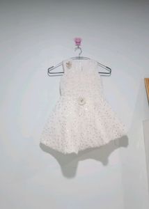 White Furry Frock