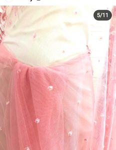 baby pink saree🩷