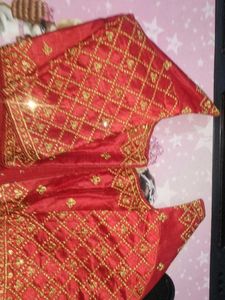 Red Readymade Blouse