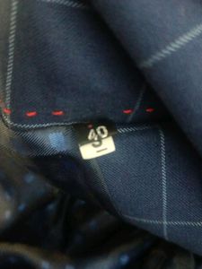 Navy Blue Blazer With Insert Pockets
