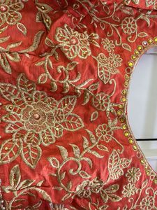 Coral Wedding Spcl Blouse