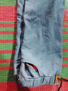 Pearl Embellished Denim Jeans