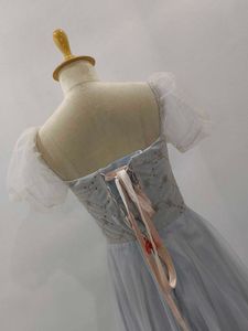 two tone gown
