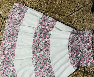Floral Cotton Skirt 🎀🌸🌷