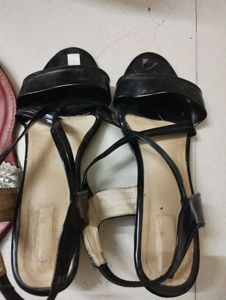 Combo of Jaipuri Sandal And Black Heel