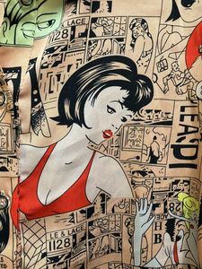 Unique Comic Print Shirt