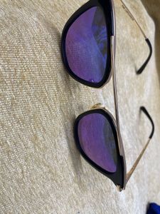 Blue Mirrored Sunglasses