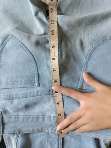 Light Blue Dungaree Jeans