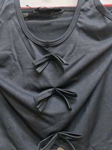 Cute Black Two-Piece Set