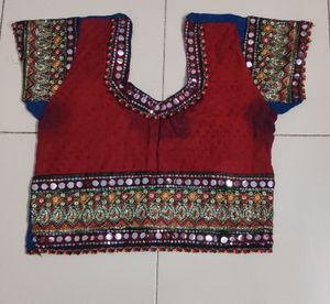 Cotton Blouse Choli Navratri Crop Top