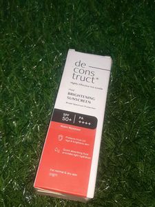 Deconstruct Brightening Sunscreen