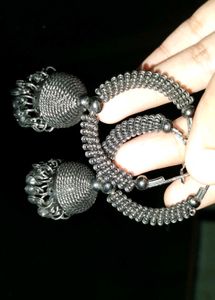 Silver Earrings Set