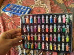 48 Pieces 3d Nail Art Set