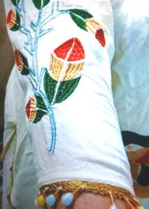 Embroidered White Salwar Kameez
