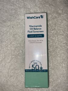 WishCare Niacinamide Oil Balance Sunscreen SPF 50+