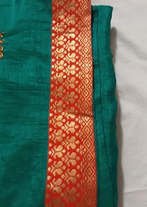Festival Saree 🥻 .with Blouse Pice