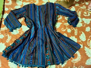 Ethnic Peplum Short Kurti M Size