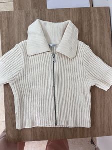 Cream Knitted Sweater