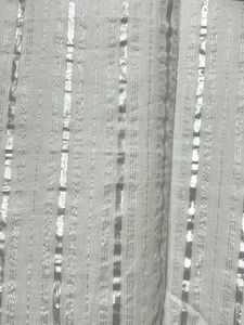 Ethnic Shiny White Straight Kurta