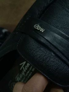 Kayton Black Leather Loafers