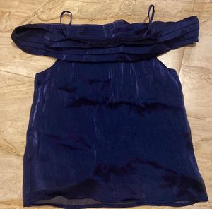 Vero moda Navy Blue Sleeveless Top