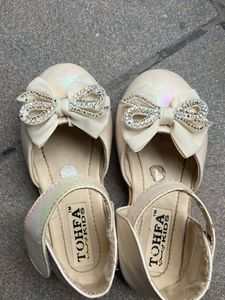 Tohfa Kids Ivory Ballet Flats