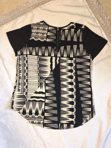 Aztec Print Top