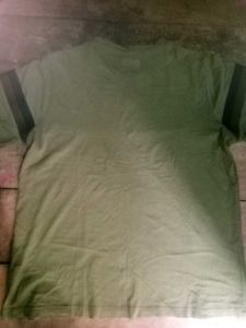 Vintage Olive Green Striped Long Sleeve.