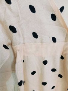 mini polka dot y2k body fit dress
