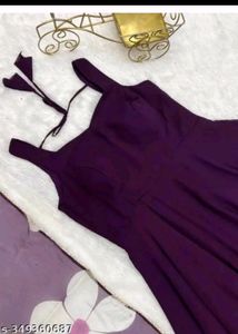 Purple Anarkali Dress