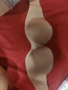 Tube Bra , Strapless Beige Colour