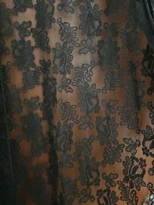 Black lace Open Front Shrug