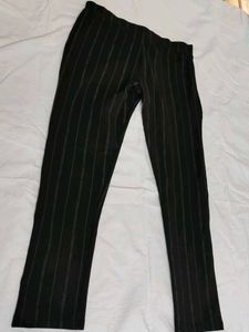Striped Black Pants