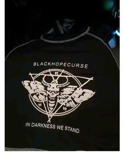 Black Graphic crop fitted T-Shirt