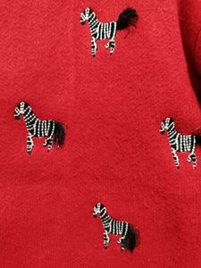 Red Zebra Cardigan
