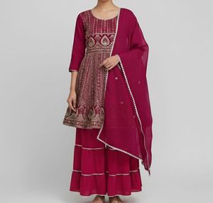 Elegant pink Kurta Set