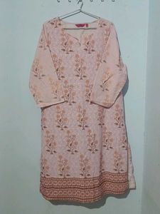 straight Pink Kurti