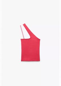 Red One-Shoulder Top