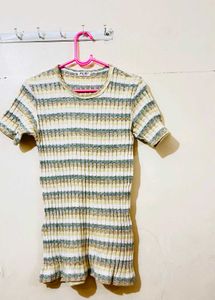 Striped Knit Top