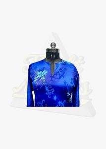 Blue Floral Kurta