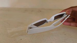 White Frame Sunglasses