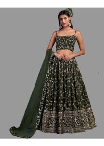 Elegant Green Lehenga Choli