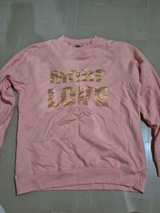 Pink "More Love" Sweatshirt