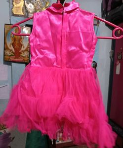 Pink Ruffle Party Dress